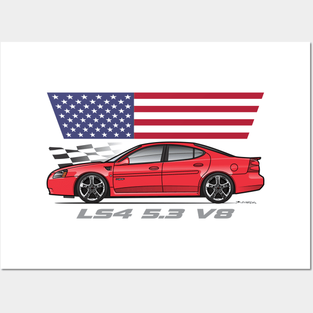 LS4 Red Wall Art by JRCustoms44